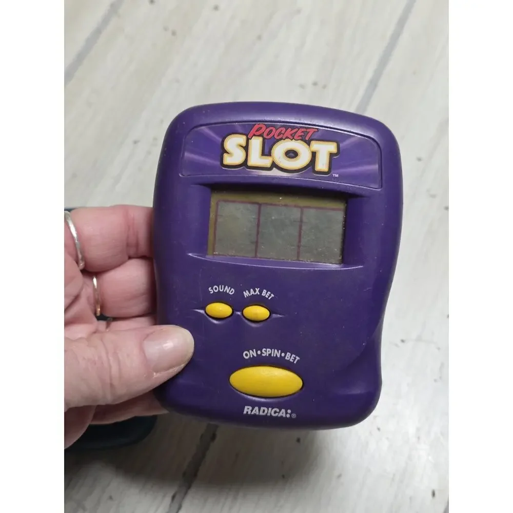 VTG 1997 Radica Pocket Slots Game & Radical Pocket Black Jack 21 Tested